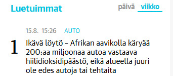 Kauppalehden viikon luetuimmat